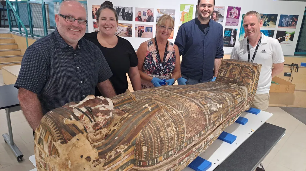 Ancient Egyptian Coffin Restored After Decades of Conservation